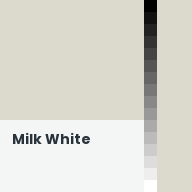 Color chip: Milk White