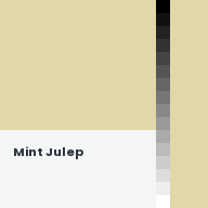 Color chip: Mint Julep