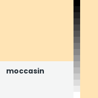 Color chip: moccasin