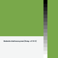 Color chip: Moderate chartreuse green (Bang-v3 199)