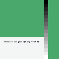 Color chip: Moderate sea green (Bang-v3 298)