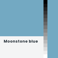 Color chip: Moonstone blue