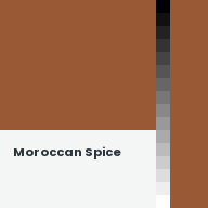 Color chip: Moroccan Spice