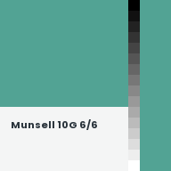 Color chip: Munsell 10G 6/6