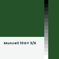 Color chip: Munsell 10GY 3/6