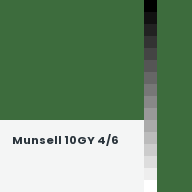 Color chip: Munsell 10GY 4/6