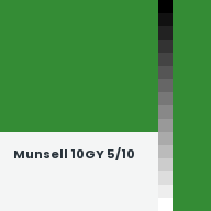 Color chip: Munsell 10GY 5/10