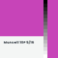 Color chip: Munsell 10P 5/16