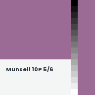 Color chip: Munsell 10P 5/6
