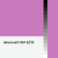 Color chip: Munsell 10P 6/10
