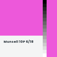Color chip: Munsell 10P 6/18