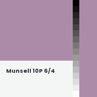 Color chip: Munsell 10P 6/4
