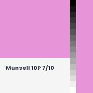 Color chip: Munsell 10P 7/10