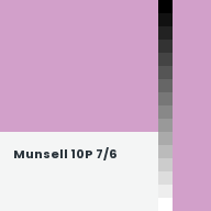 Color chip: Munsell 10P 7/6