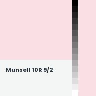 Color chip: Munsell 10R 9/2