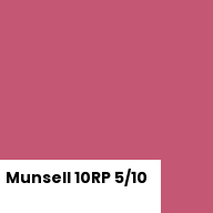 Color chip: Munsell 10RP 5/10