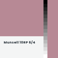 Color chip: Munsell 10RP 6/4