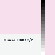 Color chip: Munsell 10RP 9/2