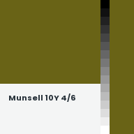 Color chip: Munsell 10Y 4/6