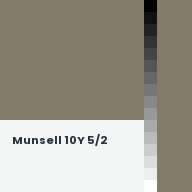 Color chip: Munsell 10Y 5/2