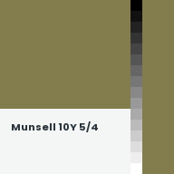 Color chip: Munsell 10Y 5/4