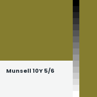 Color chip: Munsell 10Y 5/6