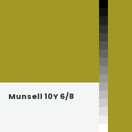 Color chip: Munsell 10Y 6/8