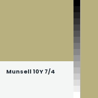 Color chip: Munsell 10Y 7/4