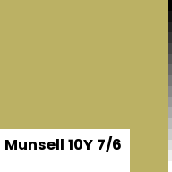 Color chip: Munsell 10Y 7/6