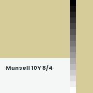 Color chip: Munsell 10Y 8/4