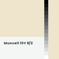 Color chip: Munsell 10Y 9/2