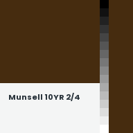 Color chip: Munsell 10YR 2/4