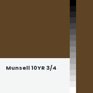 Color chip: Munsell 10YR 3/4