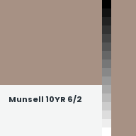 Color chip: Munsell 10YR 6/2