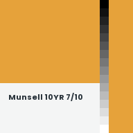 Color chip: Munsell 10YR 7/10