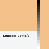 Color chip: Munsell 10YR 8/6