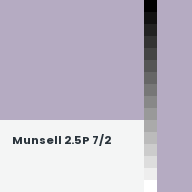 Color chip: Munsell 2.5P 7/2