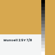 Color chip: Munsell 2.5Y 7/8