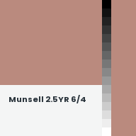 Color chip: Munsell 2.5YR 6/4