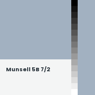 Color chip: Munsell 5B 7/2