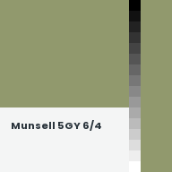 Color chip: Munsell 5GY 6/4