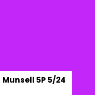 Color chip: Munsell 5P 5/24