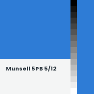 Color chip: Munsell 5PB 5/12