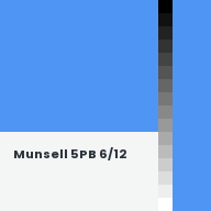 Color chip: Munsell 5PB 6/12