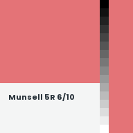 Color chip: Munsell 5R 6/10