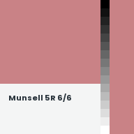 Color chip: Munsell 5R 6/6