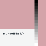 Color chip: Munsell 5R 7/4