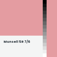Color chip: Munsell 5R 7/6