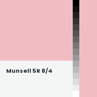 Color chip: Munsell 5R 8/4