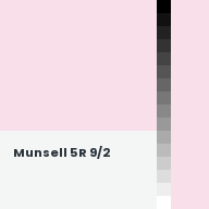 Color chip: Munsell 5R 9/2